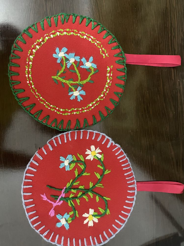 Вязанные подставки под чайник