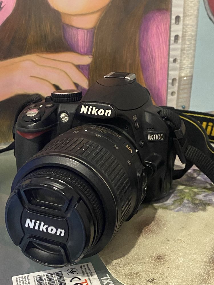 Фотоаппарат никон / nikon d3100 состояние отличное