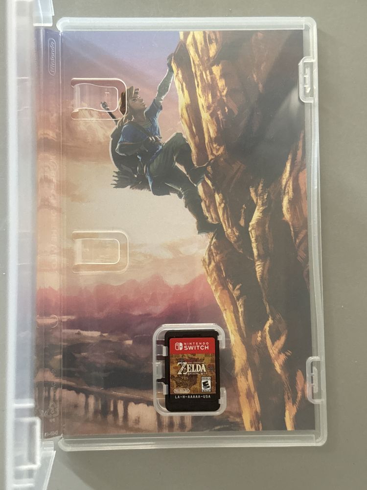 Zelda Breath of Wild картридж игра Switch