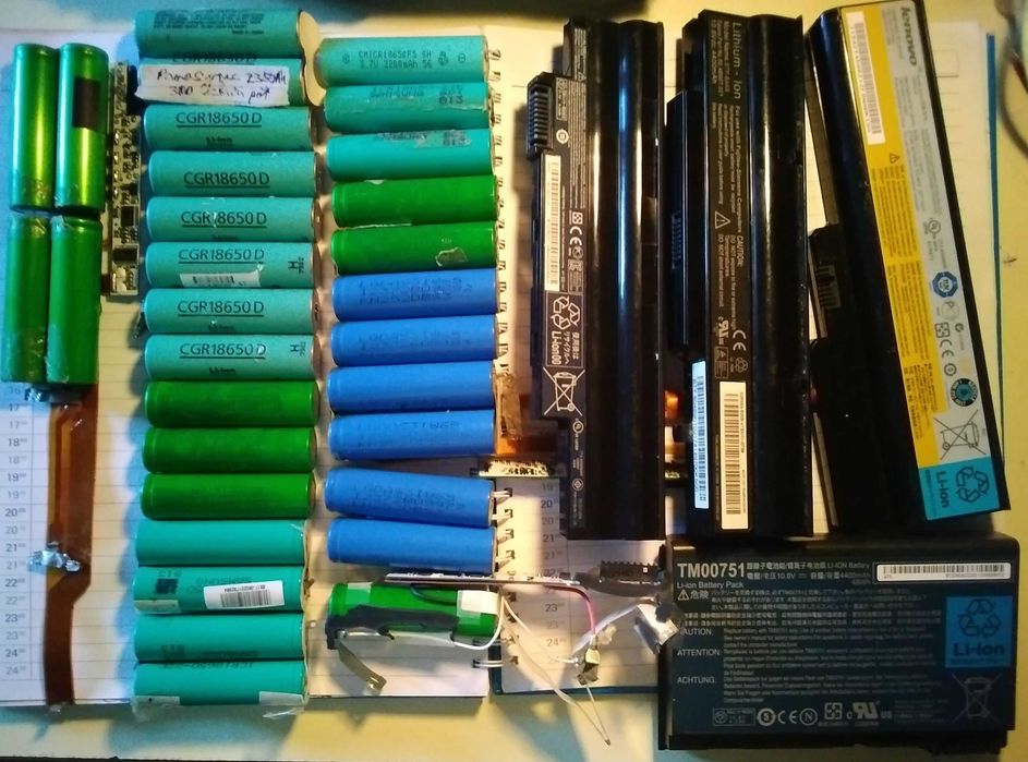 Acumulatori 18650 Sony G4 2000 mah, LG, Panasonic 2350 schimb