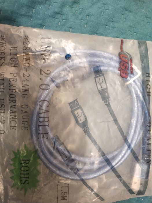 Кабель сетевой и для принтера