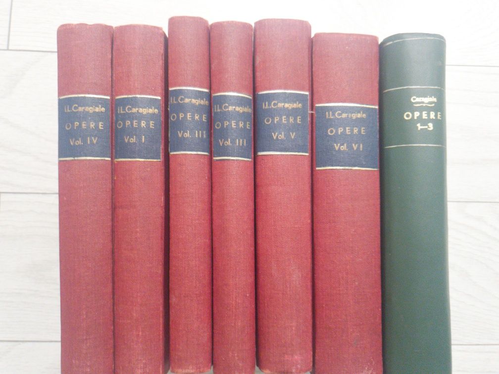 Colectia Caragiale Opere, Completa, 7 vol,Cioculescu,Zarifopol