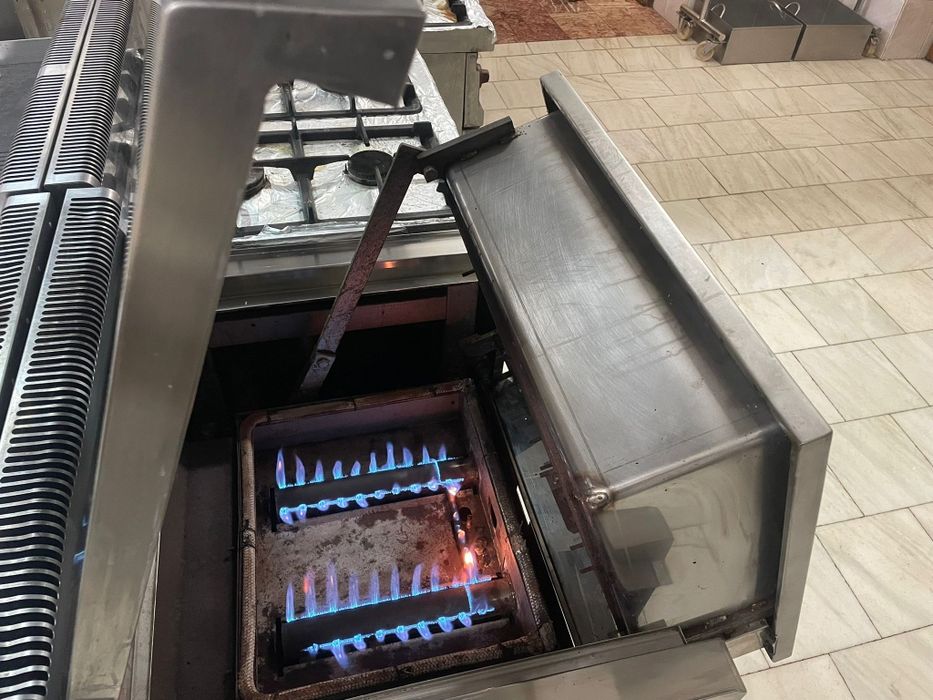 Friteuza si tigaie basculanta pe gaz Bertos