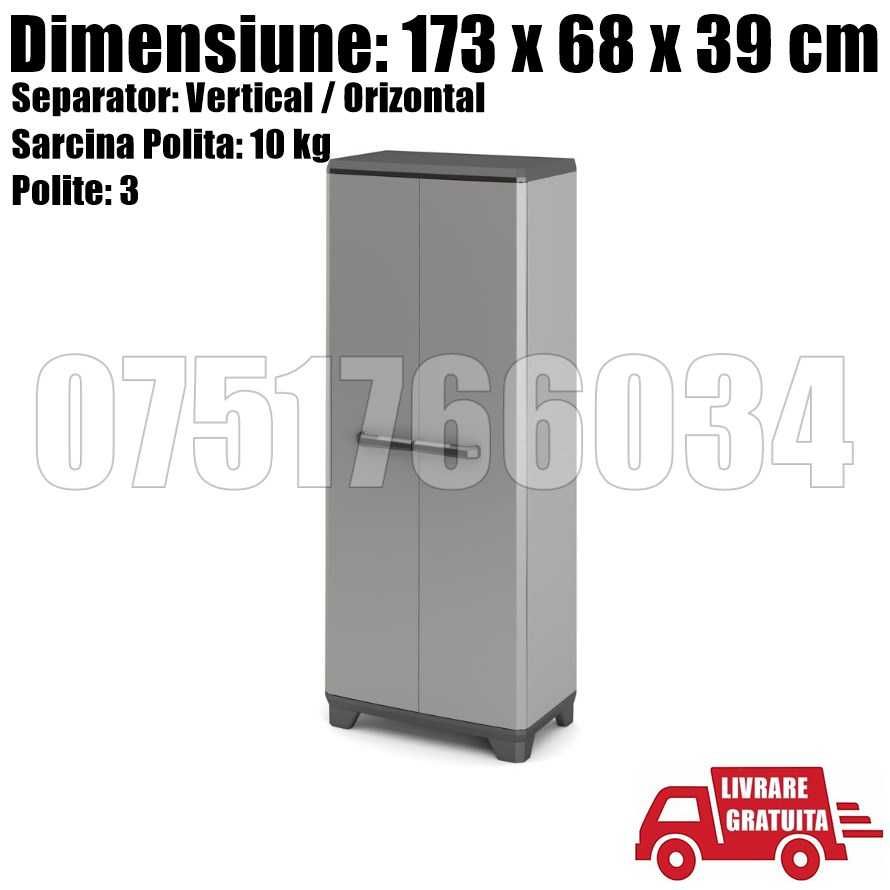 Dulap Vestiar Cabinet Depozitare B2 173 x 68 x 39 cm LIVRAREA GRATUITA