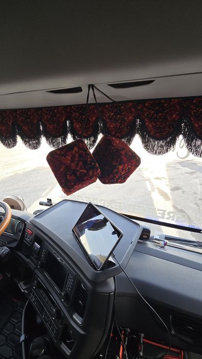 Vand mocheta piele, perdele duble Pluș Danez(danish pluche)Scania NGS