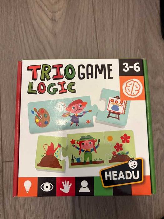 Puzzle Headu S.T.E.M. - Logic Trio, 36 piese