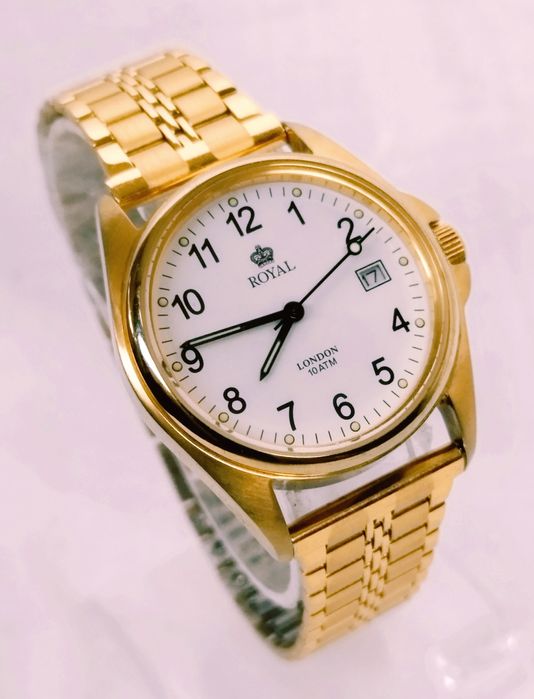 Ceas de damă Royal London cu quartz, carcasă din oțel inoxidabil.