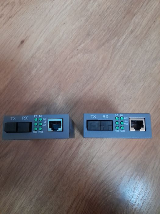 Media convertor fibra optica/pereche