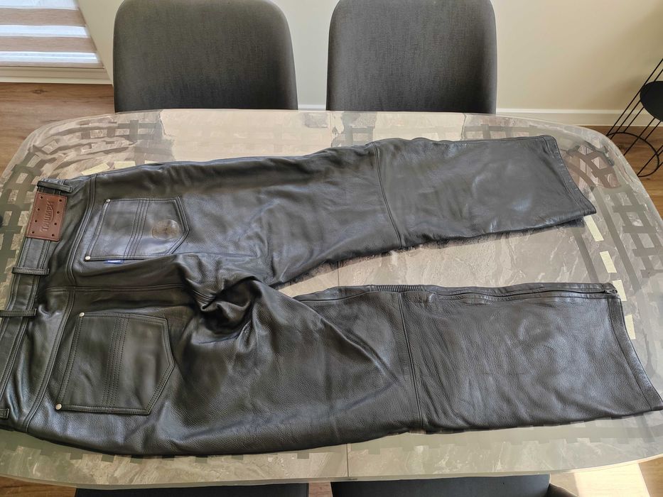 Мъжки кожен мотопанталон