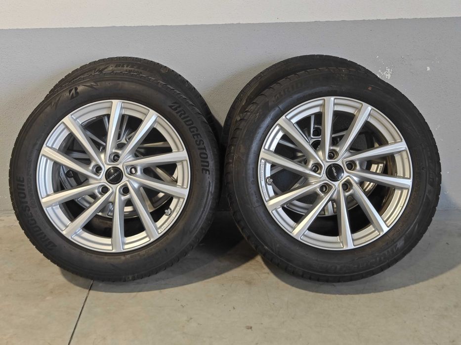 Roti/Jante 17 cu anvelope de iarna 205/60R17 BMW X1 X2 MINI 7J ET 47