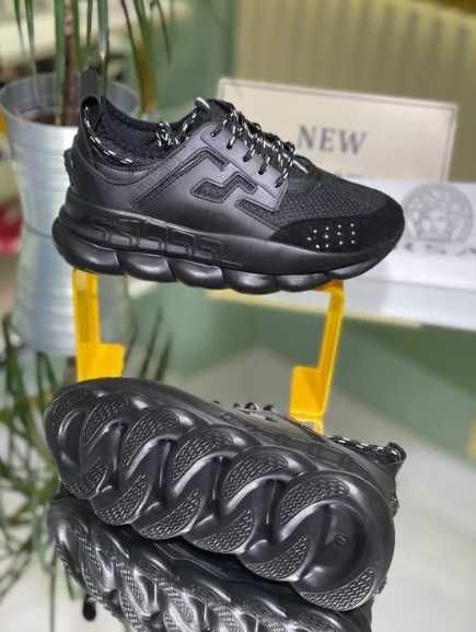 Versace Chain Reaction unisex negri dama si barbati