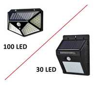 Соларна лампа 100/30 led диода със соларен влагозащитен панел