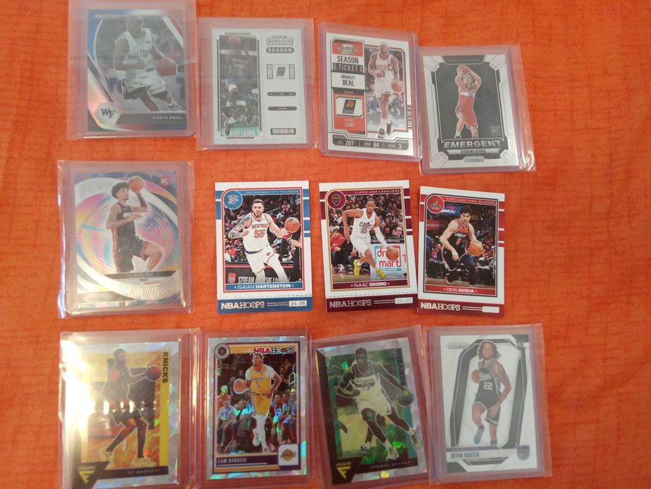 Pachetele si cartonase baschet NBA Panini donruss topps