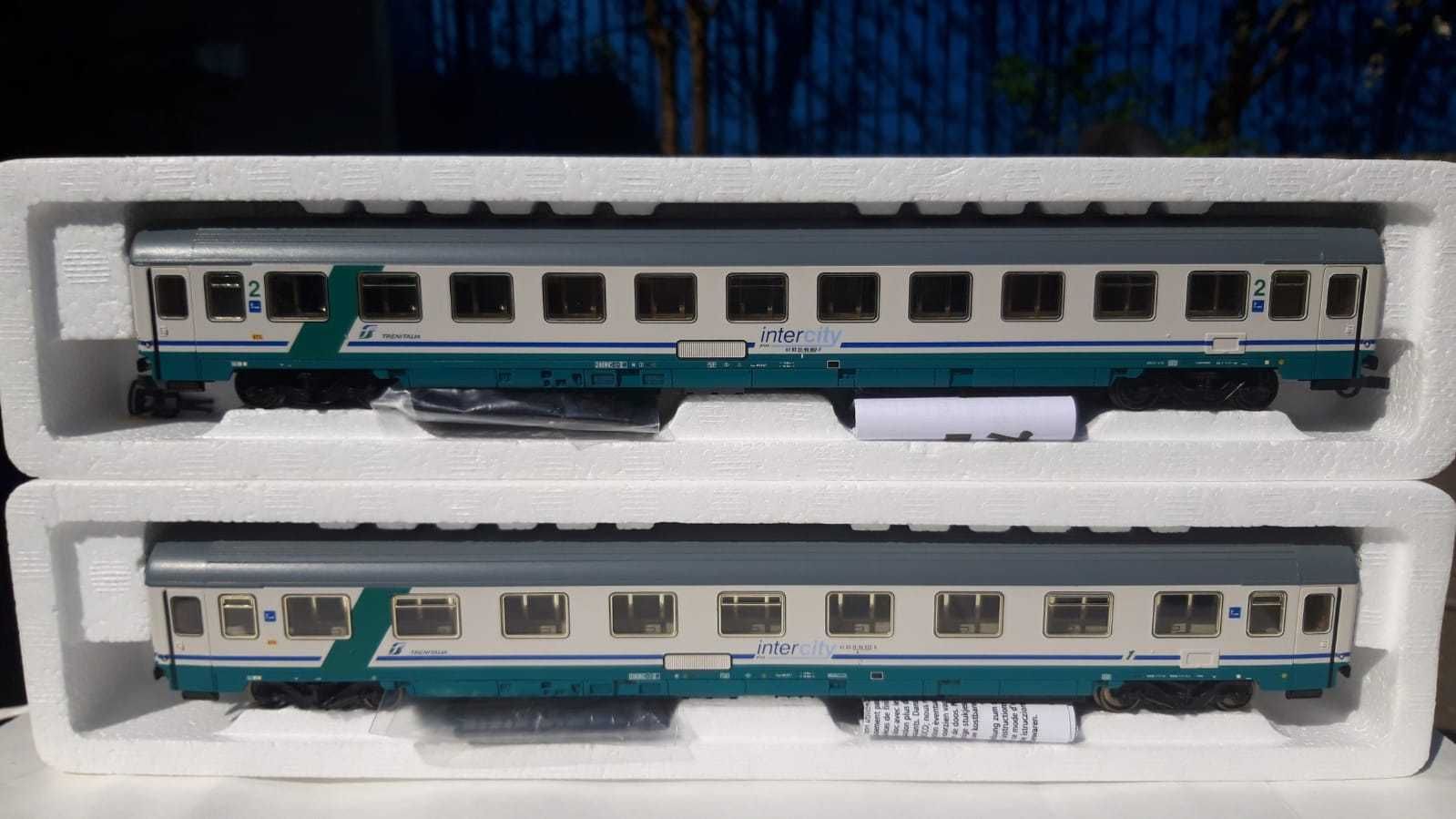 Locomotiva + 2 vagoane FS scara H0-1:87