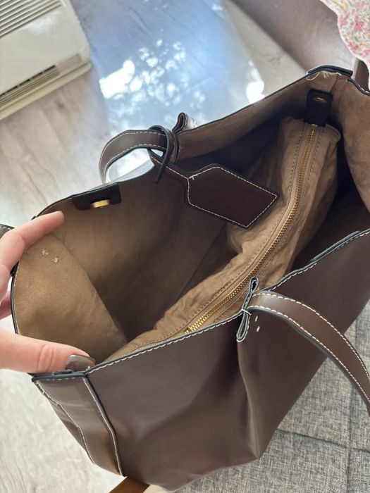 Нова Кафява чанта на Zara