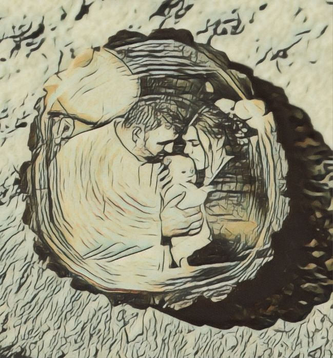 Icoana portret gravat lemn handmade personalizări cadouri marturii