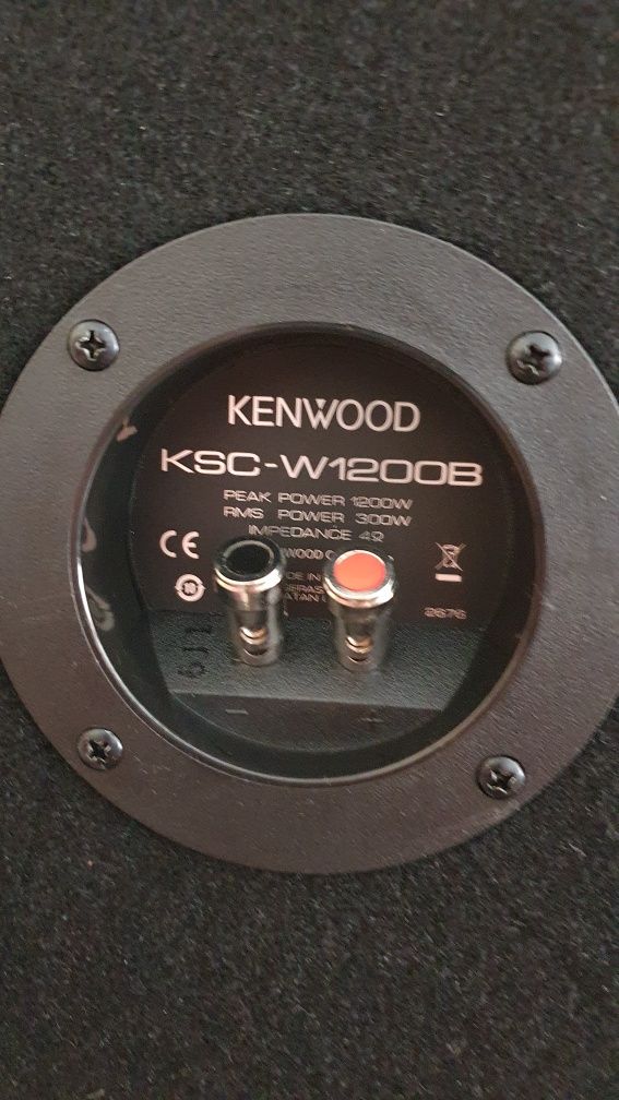 Бас каса  субуфер Subwoffer  Kenwood KSC-W1200B