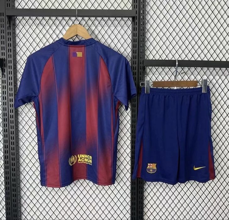 Echipament de fotbal , tricou + pantaloni Barcelona 25/26 pentru copii