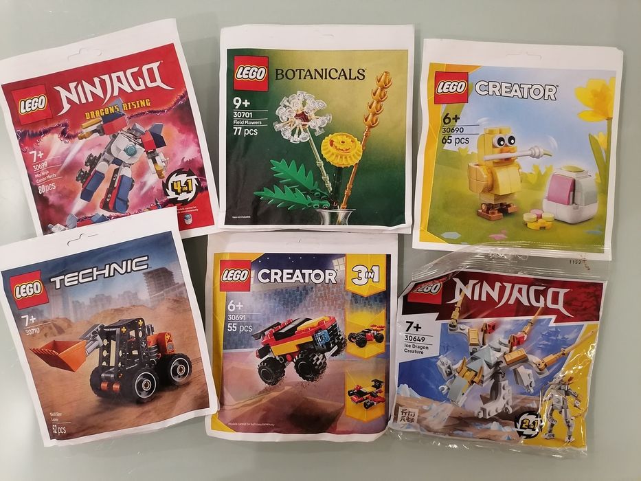 Lego Creator, Technic, Botanicals, Ninjago