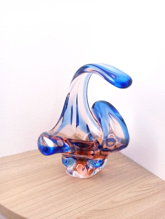 Cos sticla Frantisek Zemek Niagara Czech moser . Somerso Art 1960s