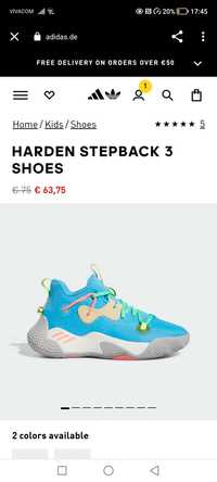 Adidas Harden stepback 3J спортни обувки размер EU 37 1/3