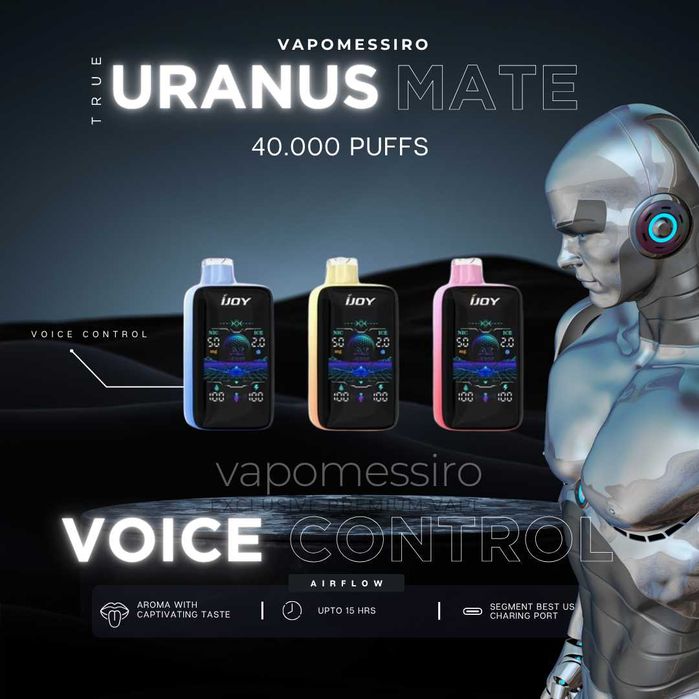 Vape Uranus Mate 40k Real Comenzi Vaocale Mega Vape!Promo!