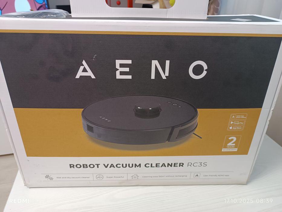 Aspirator robot, AENO, RC3S, Mod umed si uscat