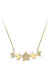 Colier aur galben 14k cu zirconiu - FT454
