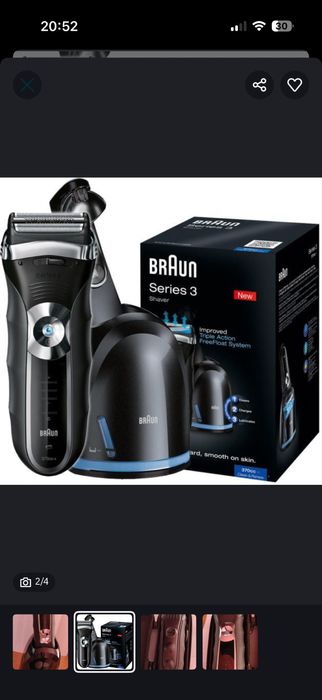 Aparat de Ras cu Spalare Braun series 3 350cc