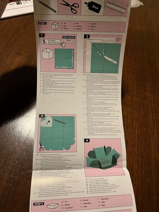 Дъски за експлодираща кутия Скрап Букинг декорация изкуство handmade