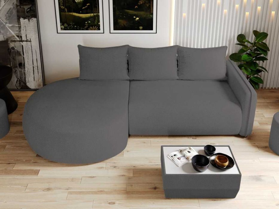 Coltar Extensibil Fiore Plusat Gri Antracit