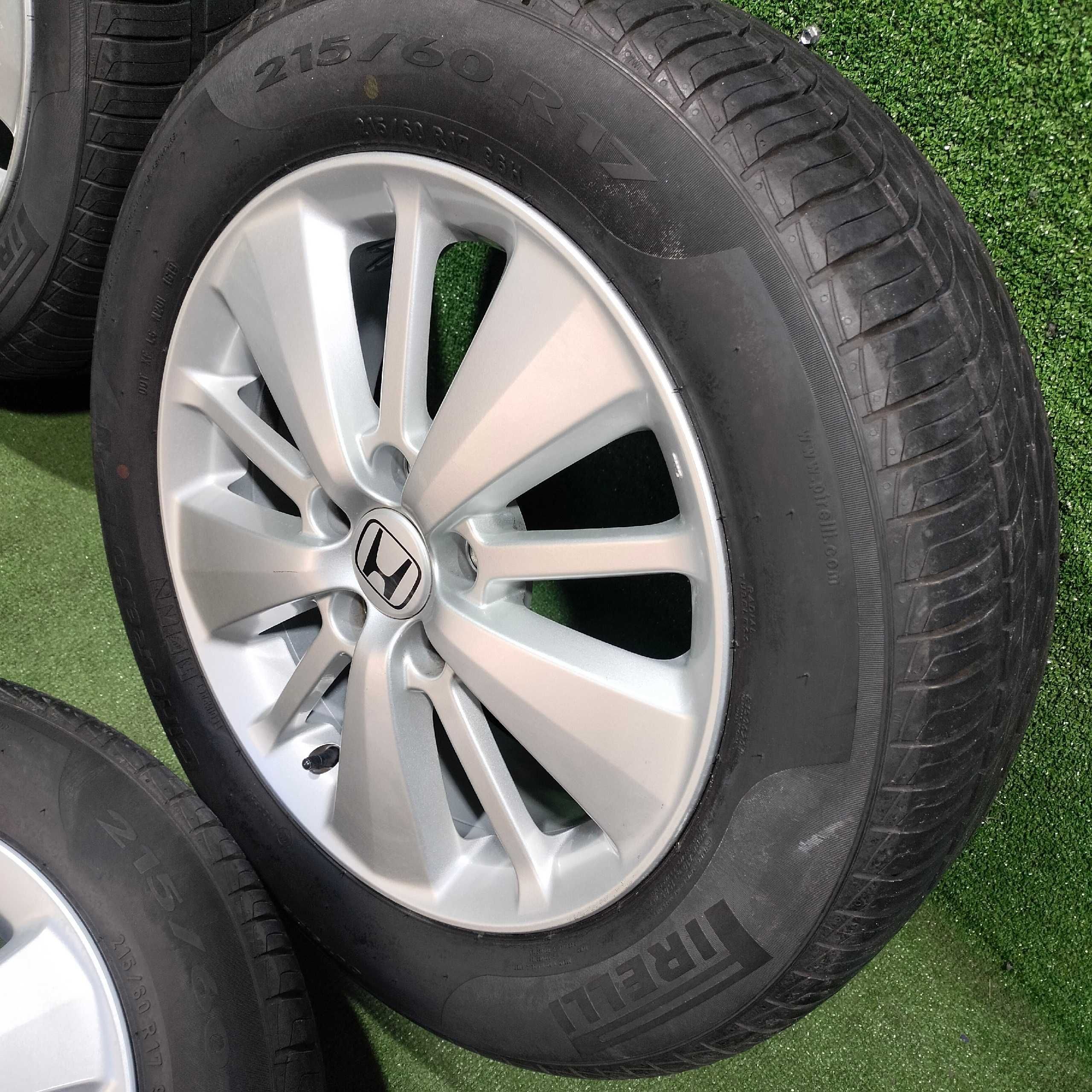 Продам Диск Оригинал Honda с шинами Pirelli Cinturato P1  215/60 R17