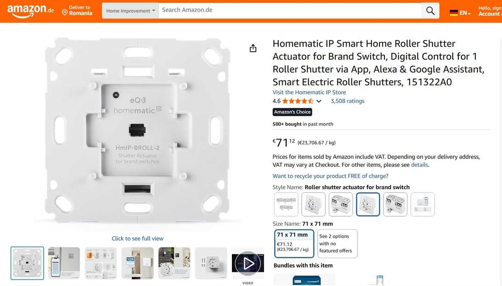 Actuator Homematic IP Smart Home 151322A0