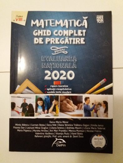 Matematica - Ghid complet de pregatire pentru Evaluarea Nationala 2020