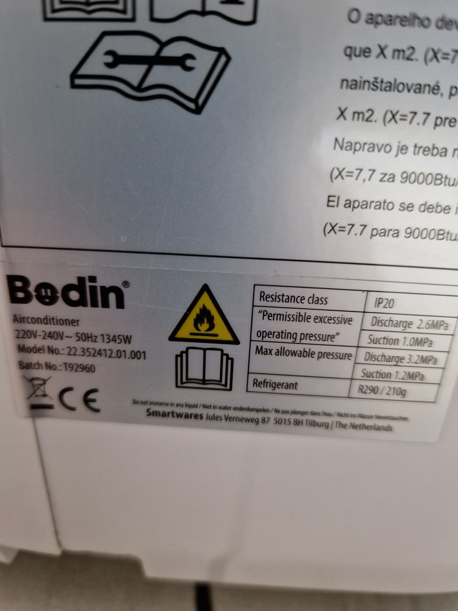 BODIN Aparat Aer conditionat portabil