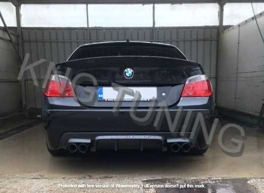 Дифузьор / Добавка за задната броня БМВ Е60 Е61 / Bmw