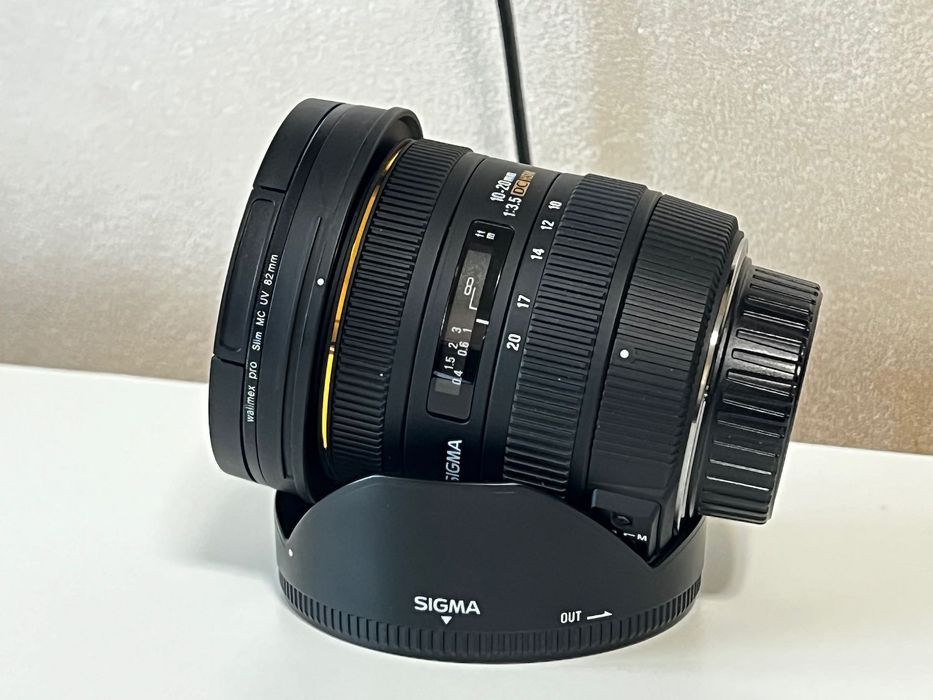 Обектив Sigma 10-20mm f/4-5.6 EX DC HSM за Nikon