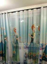 Set perdea cu draperie frozen