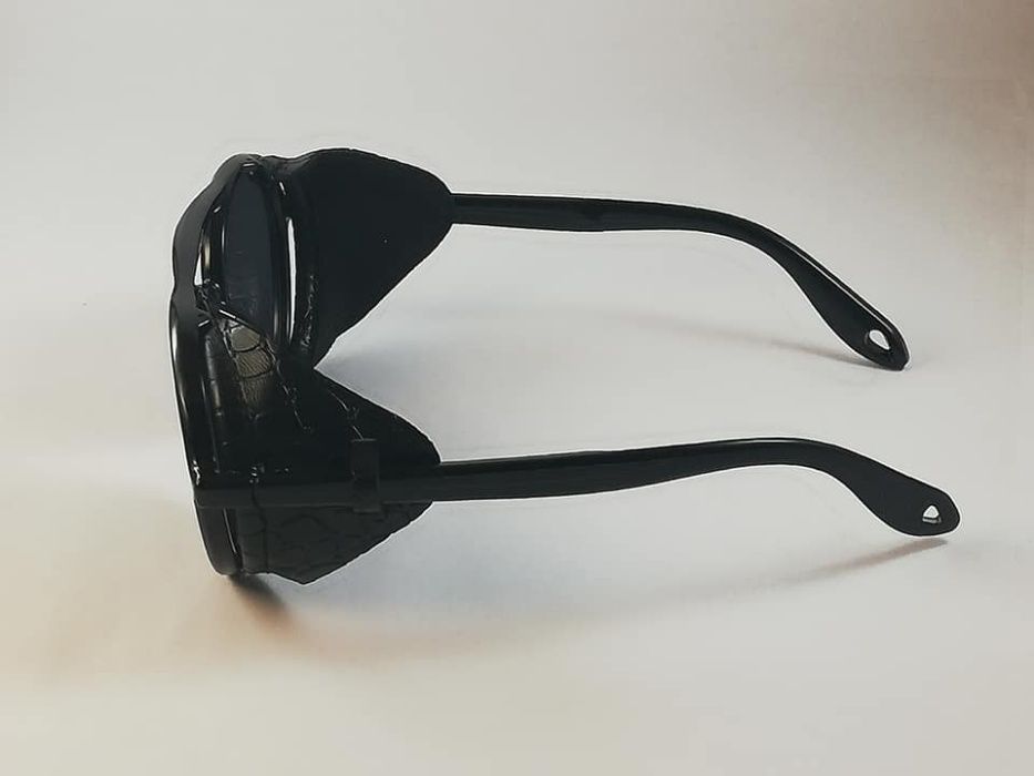 Слънчеви очила Авиатор с кожа отстрани авиатор UV400 кръгли УВ400