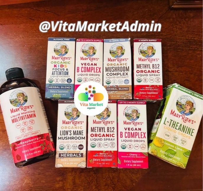 Vegan B complex,Mary Ruths, vitamin b,stress, Energiya,Kam qonlik