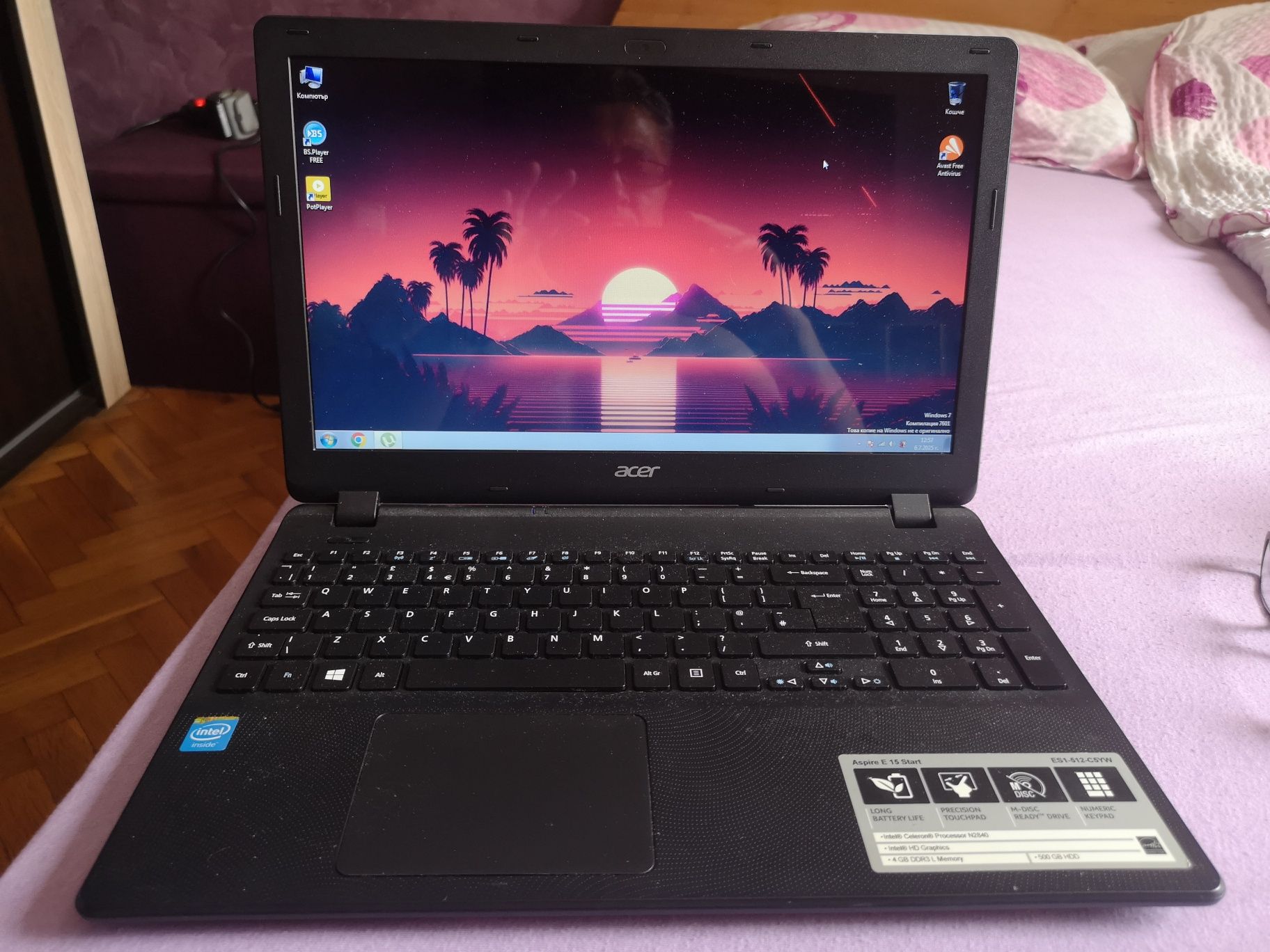 Лаптоп ACER-15.6 инча