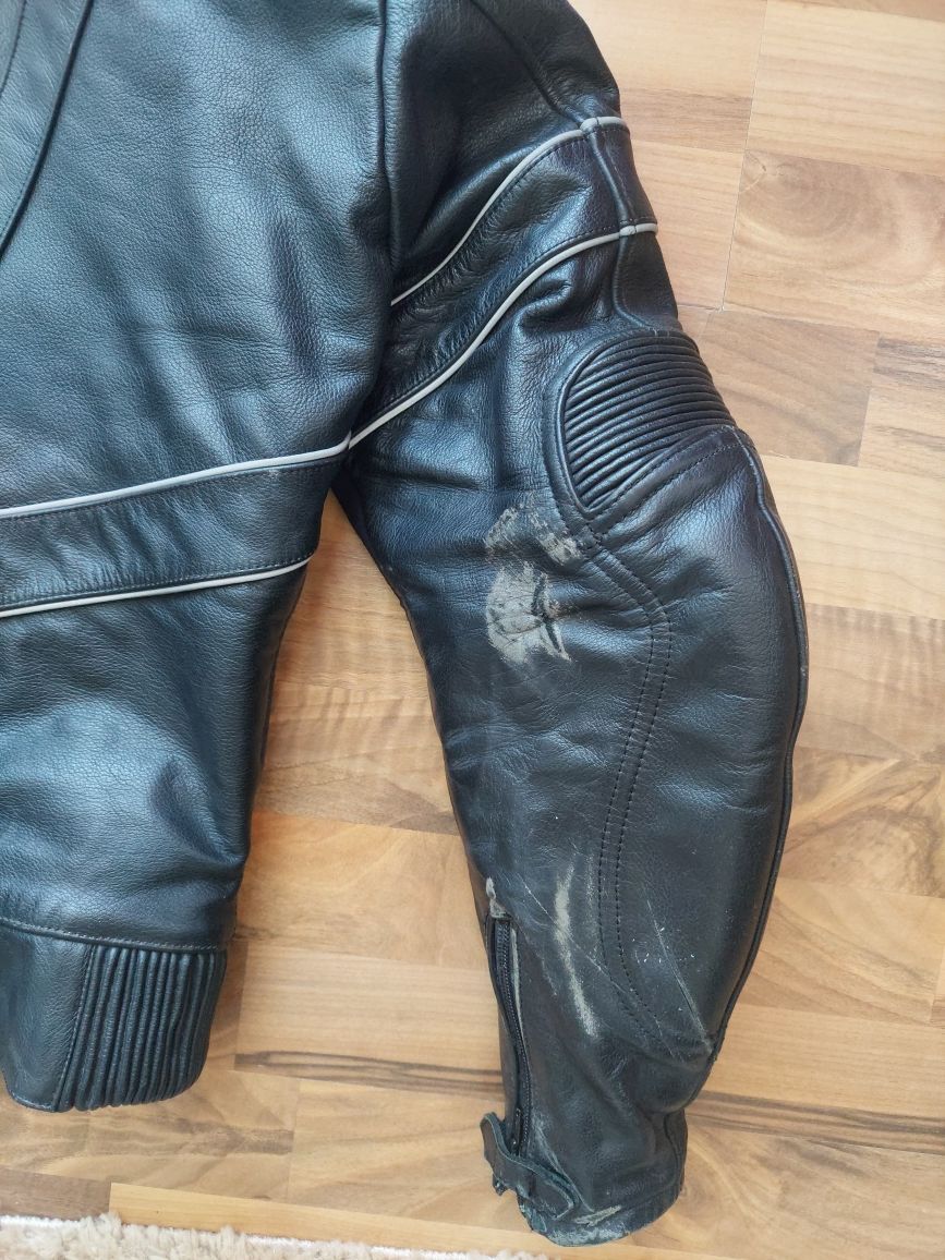 Geaca moto Vanucci,marime 48,piele naturala