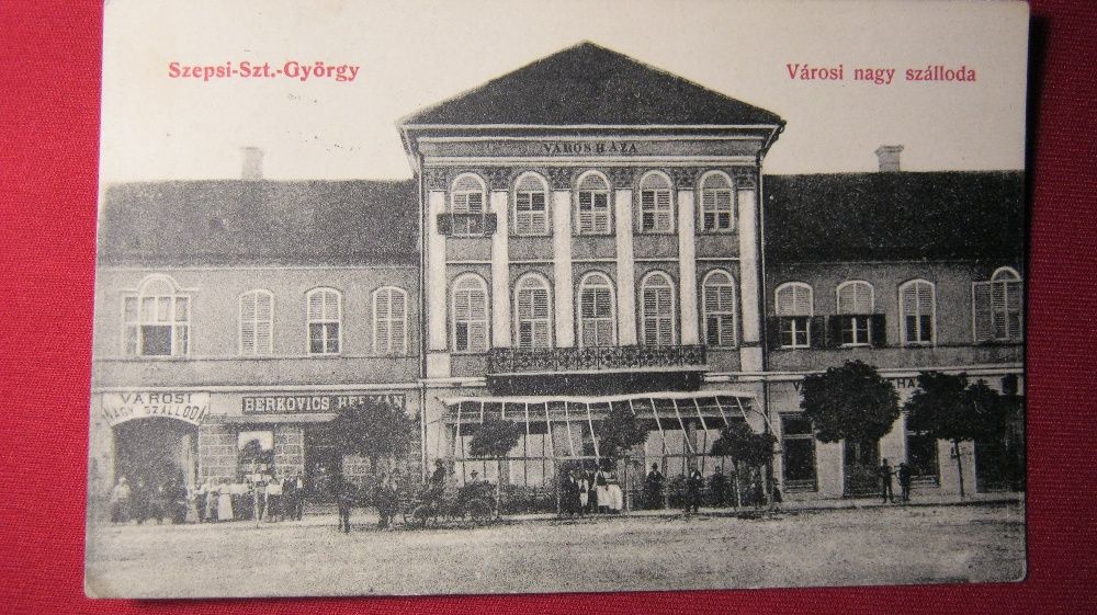 Ilustrata veche,Sfantu Gheorghe,Szepsi Szent Gyorgy(Szepmezo),1909.