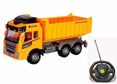 Детски камион с кран и дистанционно управление тип волан