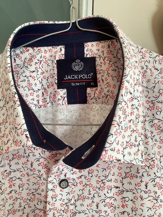 Camasa maneca scurta Jack Polo XL slim fit