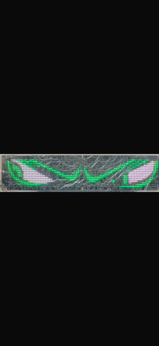 Bandă LED "Devil Eyes" pentru Camion – 38x10 / 90x20 cm