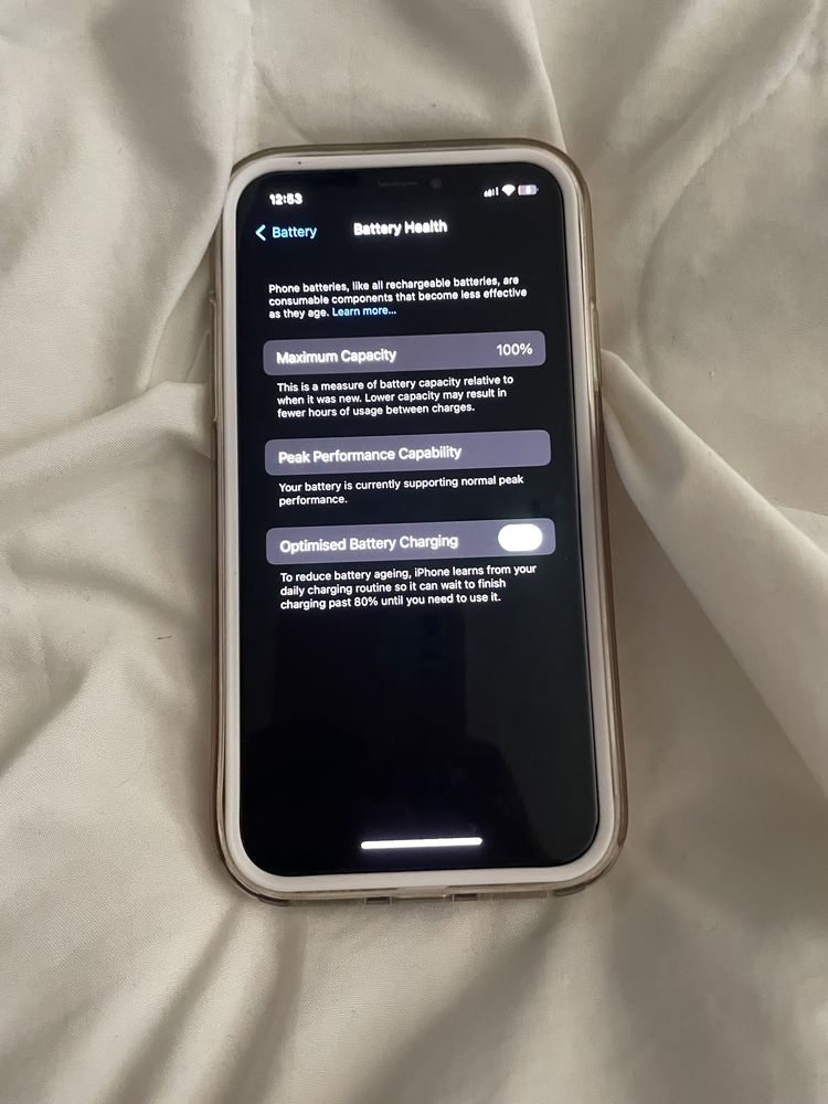 Iphone X 100% Battery Life 64GB