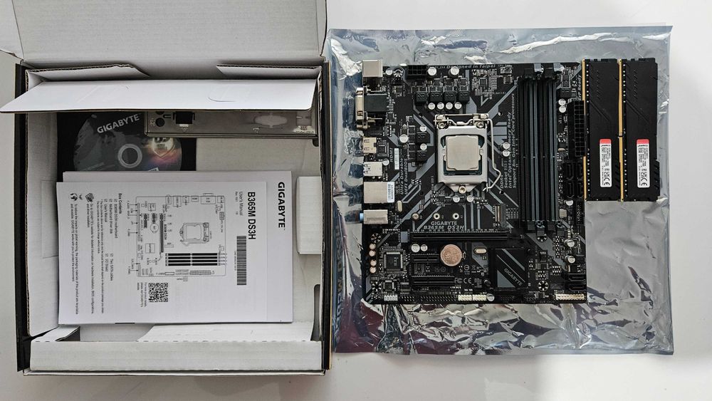 Kit Gigabyte B365M-DS3H-i5 9400F-16GB RAM