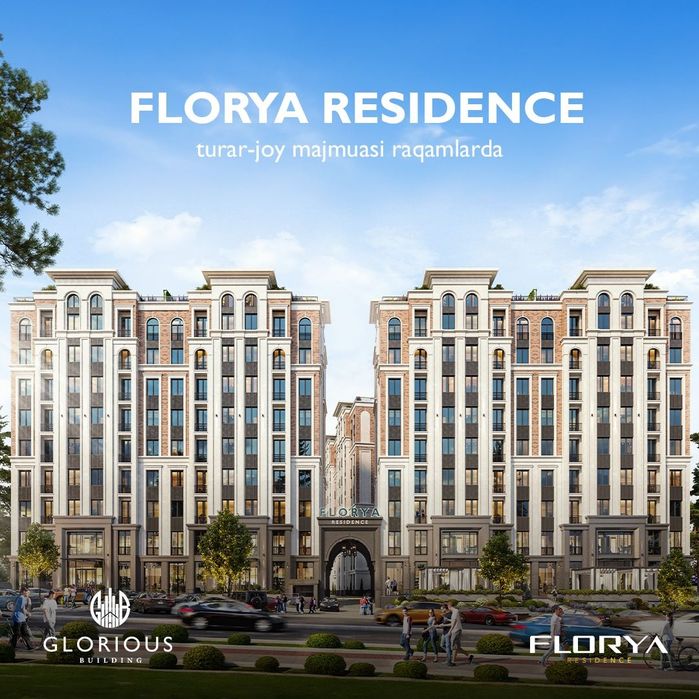 Yangi toshmiy (Floriya Residense) 1 xona