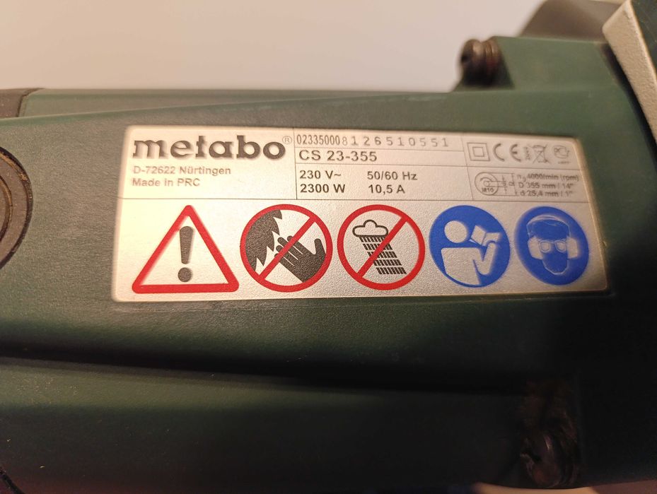 Стационарен циркуляр за метал Metabo